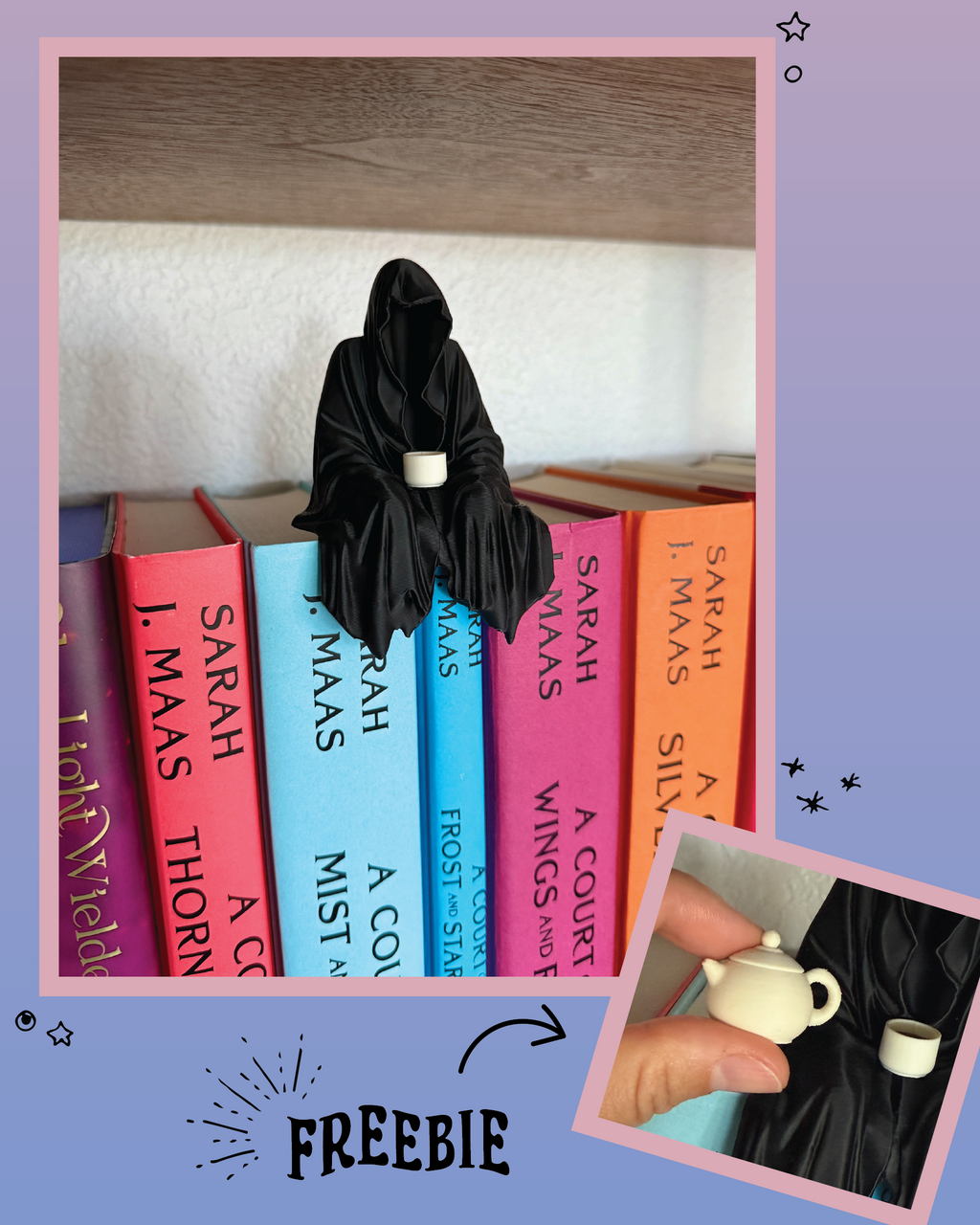 ACOTAR inspired Suriel Book Buddy