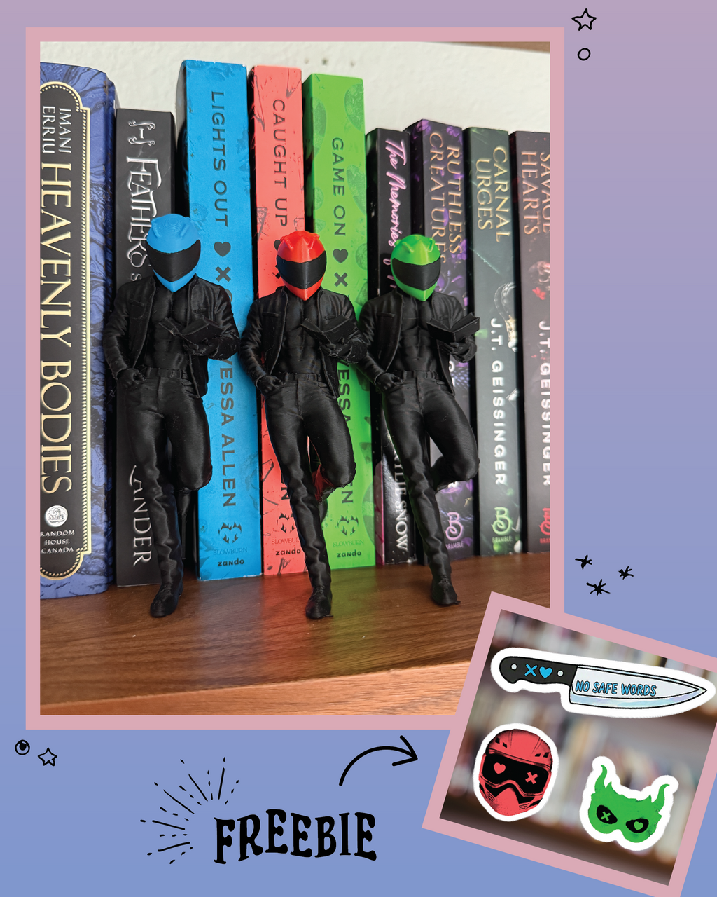 Biker Bookshelf Boyfriend
