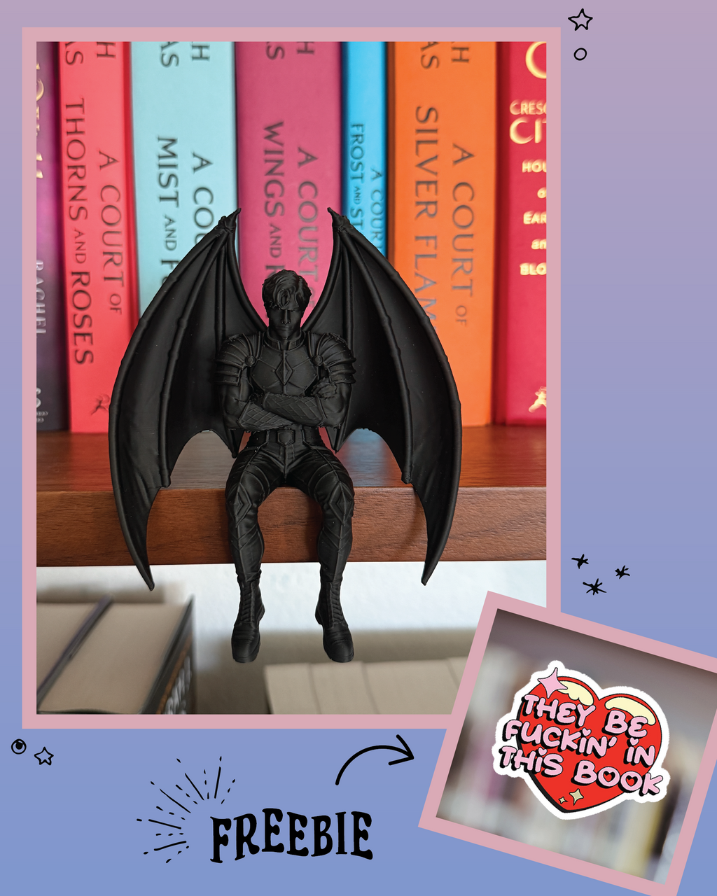 ACOTAR inspired Azriel Book Boyfriend - SITTING VERSION