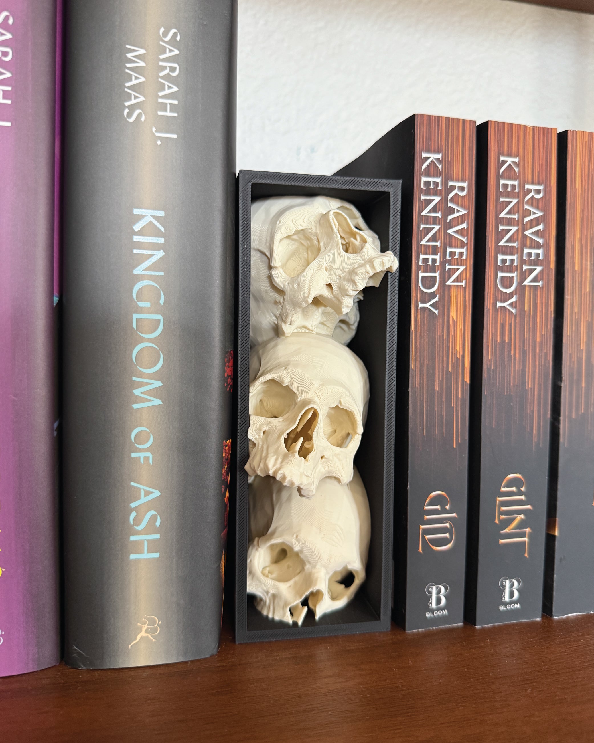 Stacked Skulls Book Nook