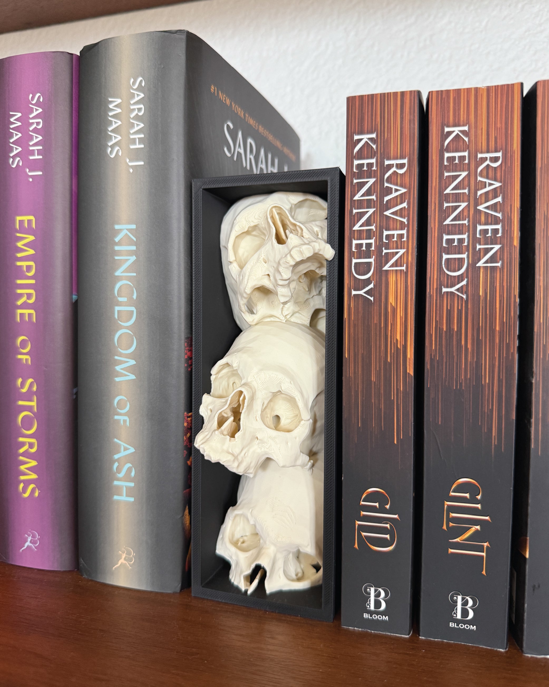Stacked Skulls Book Nook
