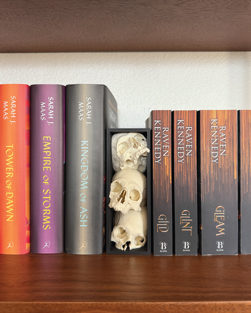 Stacked Skulls Book Nook