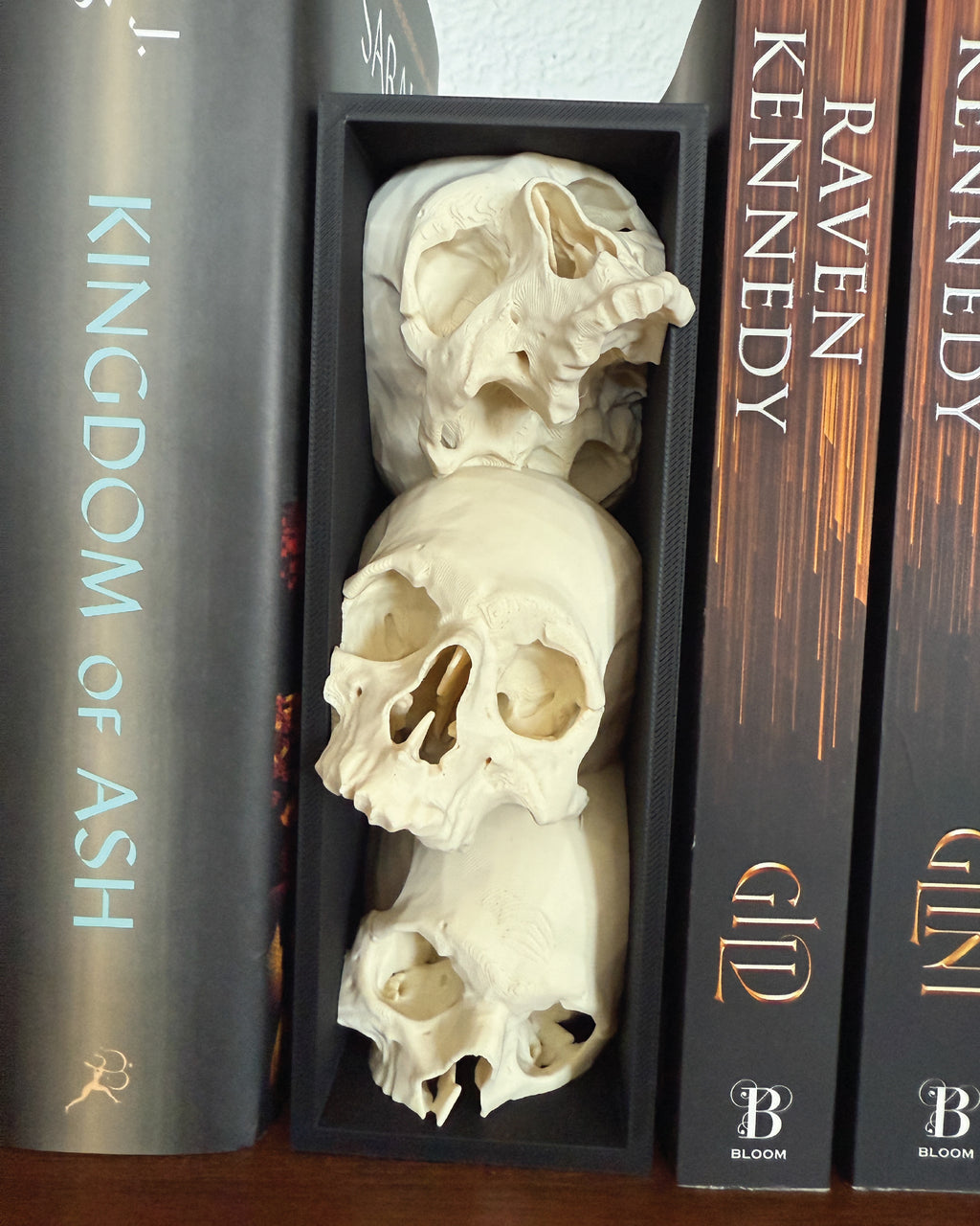 Stacked Skulls Book Nook
