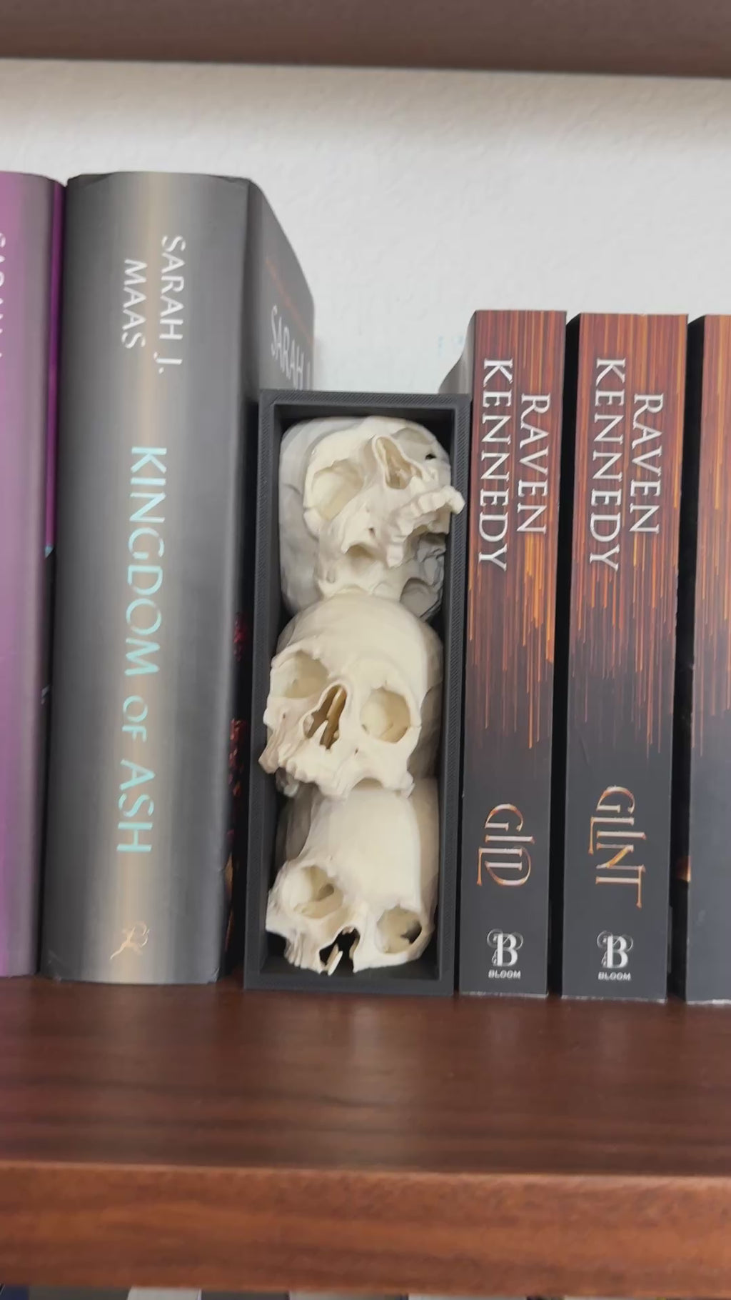 Stacked Skulls Book Nook